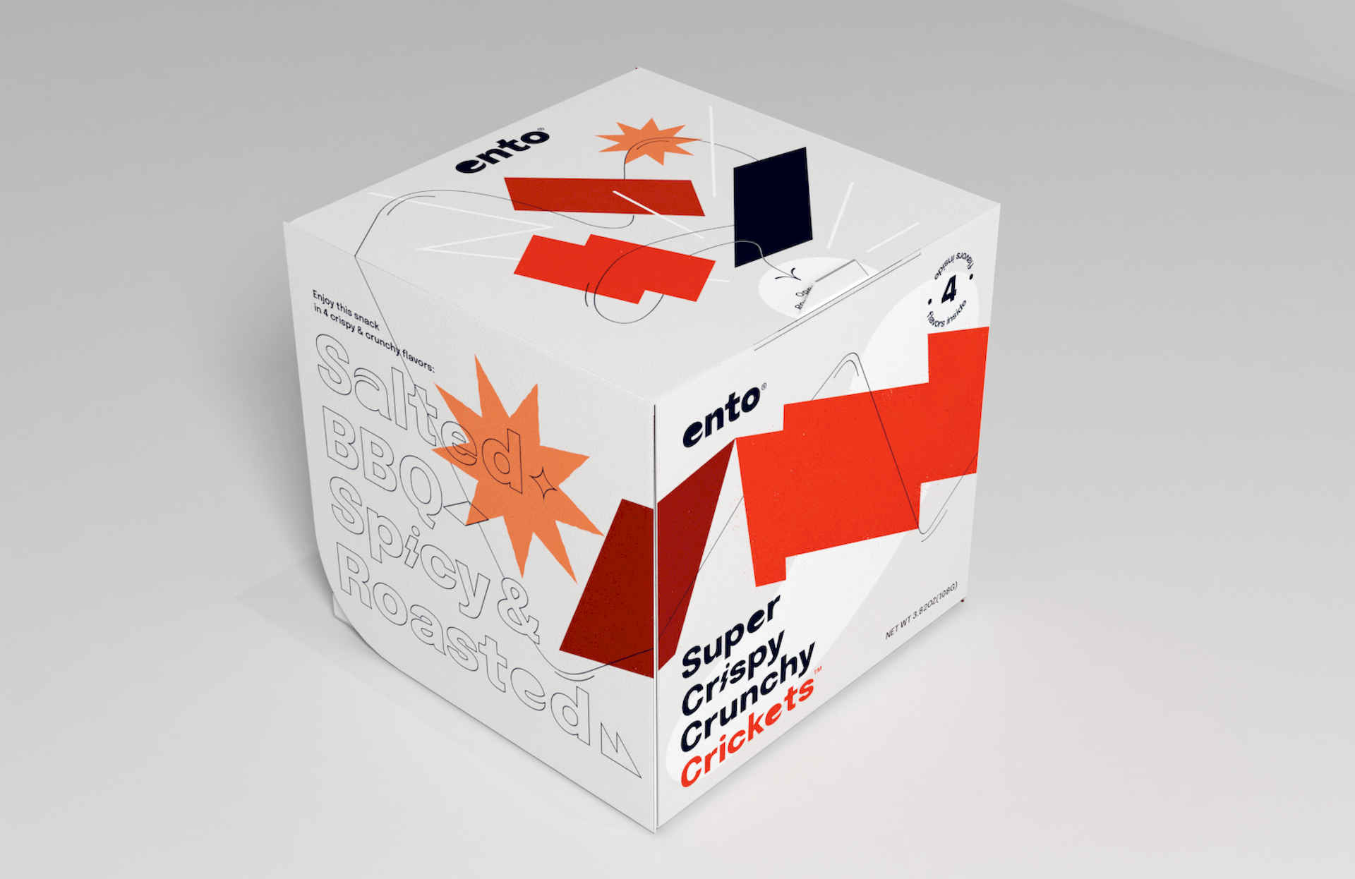 Ento packaging side view A