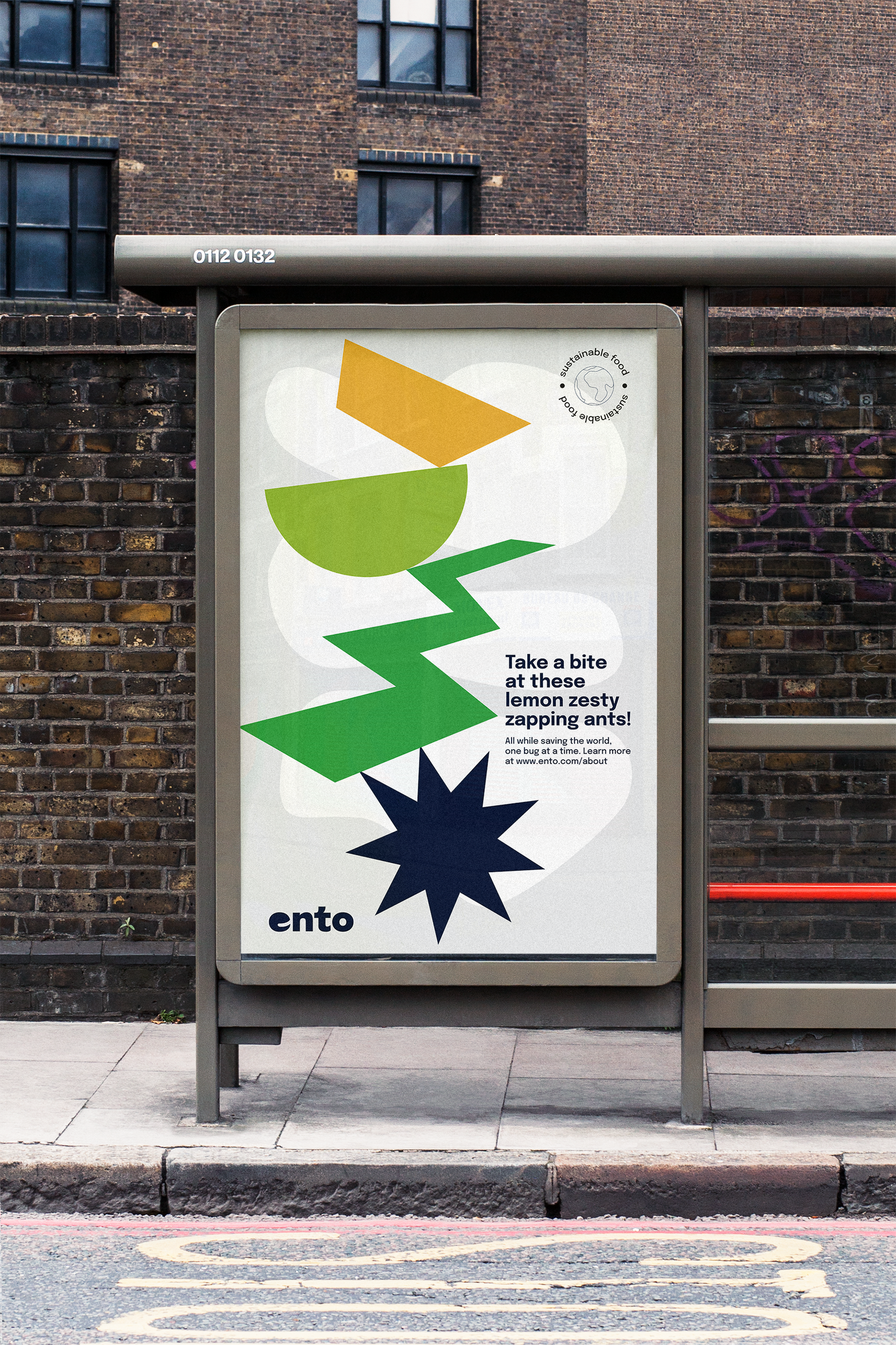 Ento poster at Bus station