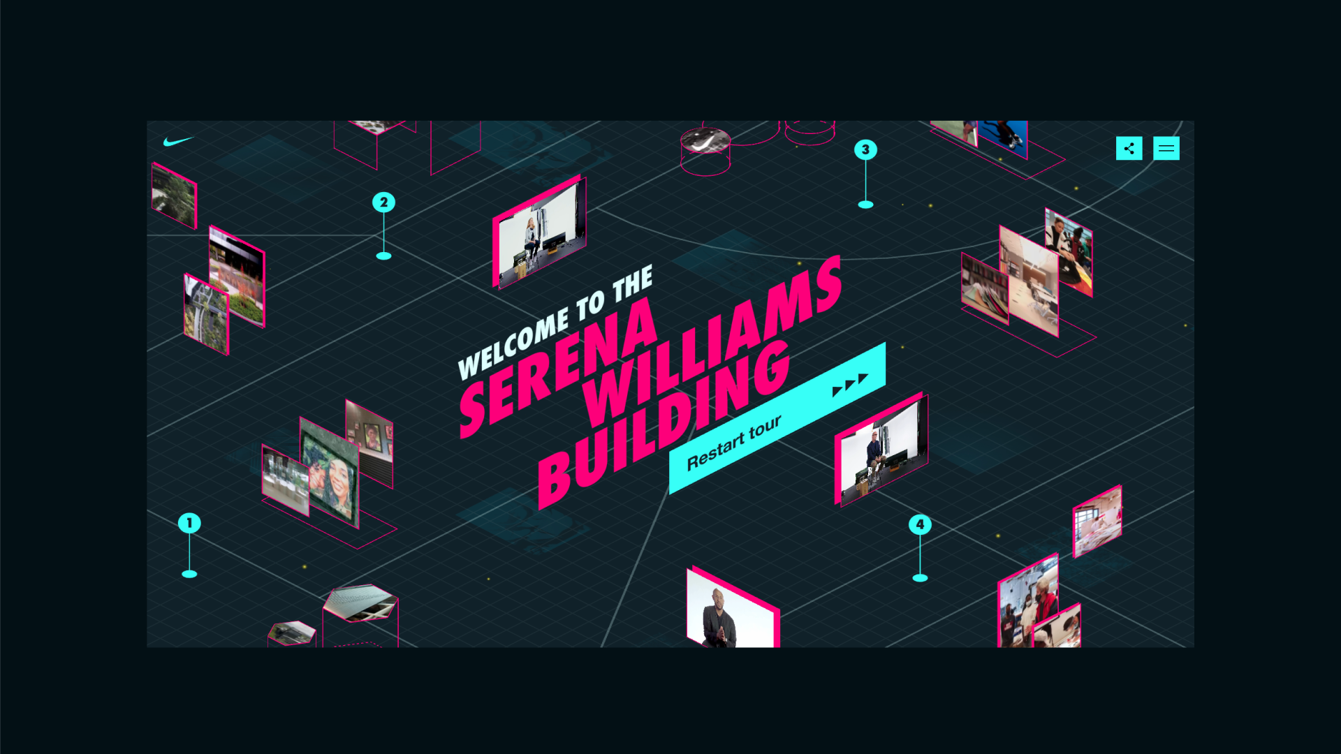 LeBron James Innovation Center Website in a laptop