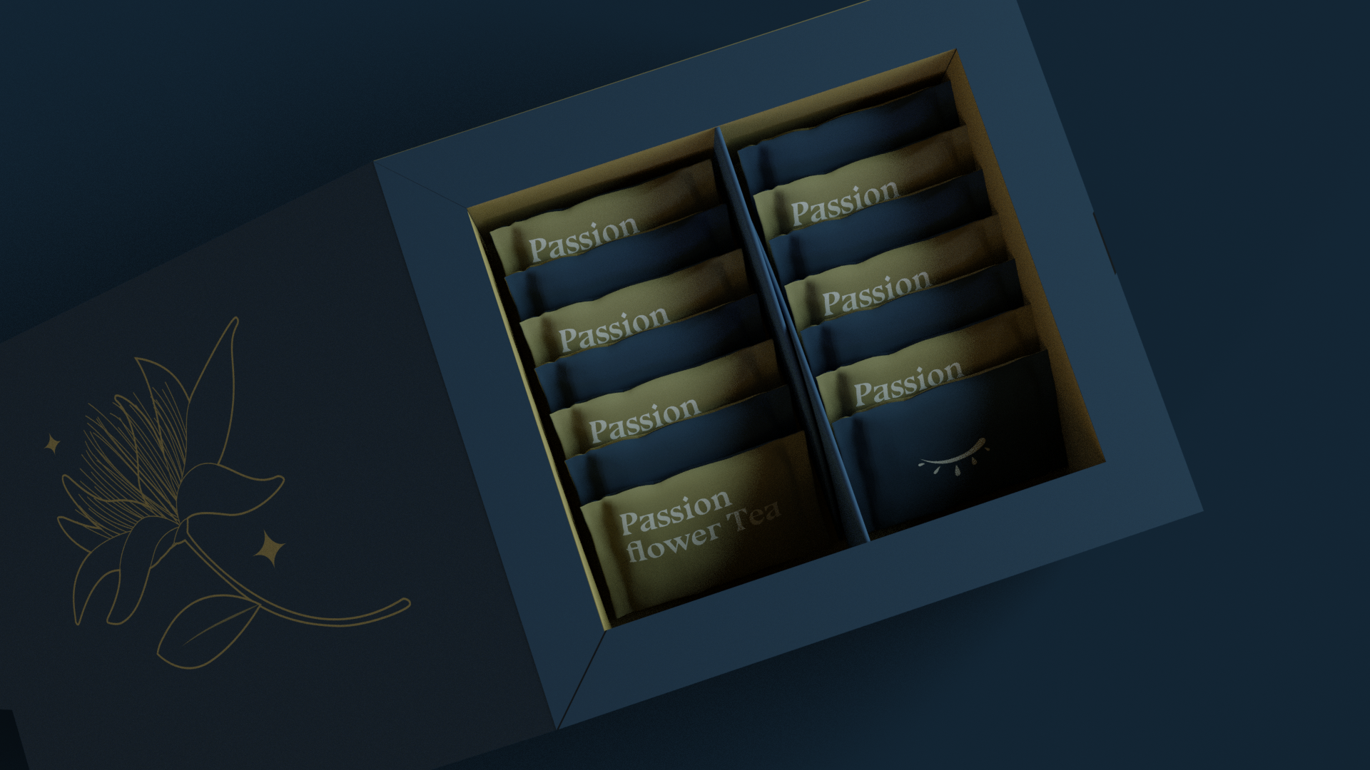 Shleep Passionflower Tea box and tea packages